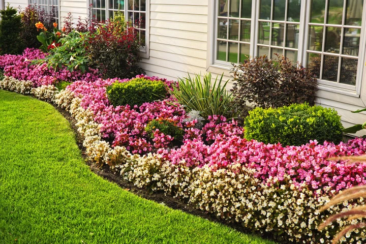 Example Landscaping side area after